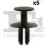 Кліпса кріплення облицювання (затискач) FA1 10-20002.5 Fischer Automotive One (FA1) 10200025 (фото 1)