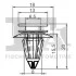 SPINKA KLIPS MOCUJACY BIALY 5-SZT Fischer Automotive One (FA1) 10400235 (фото 2)
