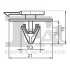 Кліпса кріплення (затискач) FA1 10-40065.5 Fischer Automotive One (FA1) 10400655 (фото 2)