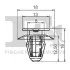 SPINKA KLIPS MOCUJACY 5-SZT Fischer Automotive One (FA1) 10400895 (фото 2)