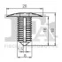Кліпса кріплення (затискач) FA1 11-10020.5 Fischer Automotive One (FA1) 11100205 (фото 2)