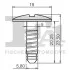 Кліпса (затискач) FA1 11-10034.5 Fischer Automotive One (FA1) 11100345 (фото 2)