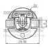 Кліпса кріплення (затискач) FA1 11-10036.5 Fischer Automotive One (FA1) 11100365 (фото 2)
