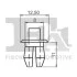 Кліпса кріплення обшивки Audi/Seat/Ford/VW Fischer Automotive One (FA1) 11200085 (фото 2)