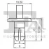 Кліпса кріплення (затискач) FA1 11-20011.5 Fischer Automotive One (FA1) 11200115 (фото 2)