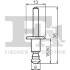 SPINKA NIT Z TWORZYWA SZTUCZNEGO 5-SZT Fischer Automotive One (FA1) 11200315 (фото 2)