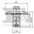 Кліпса кріплення (затискач) FA1 11-20033.5 Fischer Automotive One (FA1) 11200335 (фото 2)