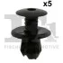 Кліпса кріплення (затискач) FA1 11-30008.5 Fischer Automotive One (FA1) 11300085 (фото 1)