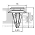 Кліпса кріплення (затискач) FA1 11-40012.5 Fischer Automotive One (FA1) 11400125 (фото 2)