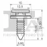 Кліпса кріплення (затискач) FA1 11-40029.5 Fischer Automotive One (FA1) 11400295 (фото 2)