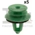 Кліпса кріплення (затискач) FA1 11-40038.5 Fischer Automotive One (FA1) 11400385 (фото 1)