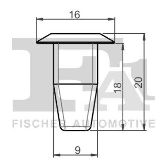 SPINKA KOSTKA MONTAZOWA 5-SZT Fischer Automotive One (FA1) 11600125