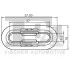 Кліпса кріплення (затискач) FA1 11-60034.5 Fischer Automotive One (FA1) 11600345 (фото 2)