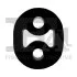 FISCHER OPEL кріплення глушника Astra H 04- (мат. EPDM) Fischer Automotive One (FA1) 123-735 (фото 1)