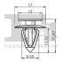 SPINKA KLIPS MOCUJACY 5-SZT Fischer Automotive One (FA1) 12400055 (фото 2)