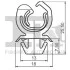 SPINKA KLIPS MOCUJACY 5-SZT Fischer Automotive One (FA1) 12400315 (фото 2)