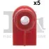 Кліпса монтажна (затискач) FA1 12-60002.5 Fischer Automotive One (FA1) 12600025 (фото 1)