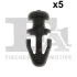 SPINKA KLIPS MOCUJACY 5-SZT Fischer Automotive One (FA1) 13400105 (фото 1)