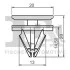 Кліпса кріплення (затискач) FA1 13-40026.5 Fischer Automotive One (FA1) 13400265 (фото 2)