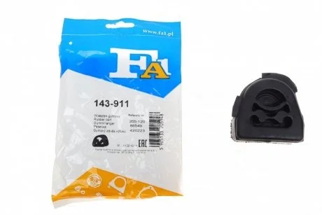 Кронштейн, система выпуска ОГ Fischer Automotive One (FA1) 143-911