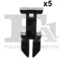 SPINKA KLIPS MOCUJACY 5-SZT Fischer Automotive One (FA1) 14400515 (фото 1)