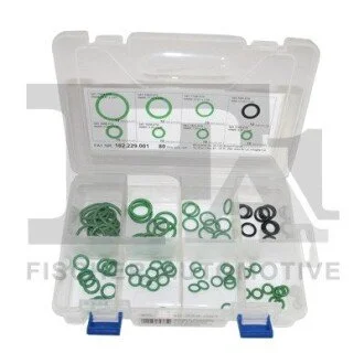 ZESTAW ORING╙W KLIMATYZACJI 80 SZT. 8 TYP╙W PO 10 SZT. Fischer Automotive One (FA1) 182229001 (фото 1)