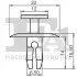 Кліпса кріплення (затискач) FA1 21-20008.5 Fischer Automotive One (FA1) 21200085 (фото 2)