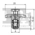 SPINKA KOLEK ROZPOROWY 5-SZT Fischer Automotive One (FA1) 21300035 (фото 2)