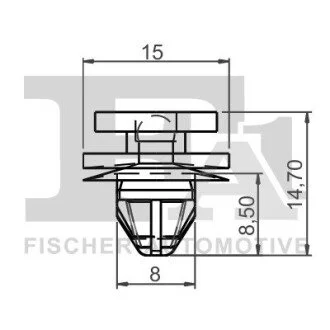 SPINKA KLIPS MOCUJACY 5-SZT Fischer Automotive One (FA1) 22400095