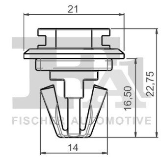 SPINKA KLIPS MOCUJACY 5-SZT Fischer Automotive One (FA1) 22400175