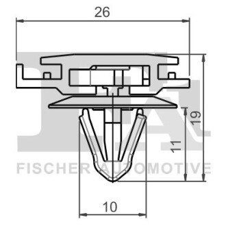 SPINKA KLIPS MOCUJACY 5-SZT Fischer Automotive One (FA1) 22400235