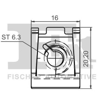 SPINKA BLASZKA MONTAZOWA 5-SZT Fischer Automotive One (FA1) 22400345