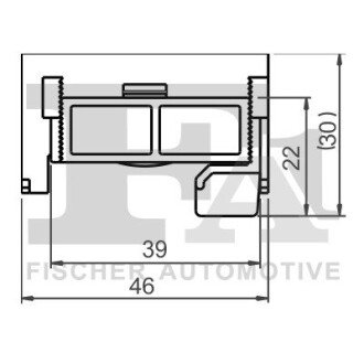 SPINKA KLIPS MOCUJACY 5-SZT Fischer Automotive One (FA1) 22400375