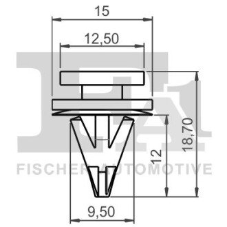 SPINKA KLIPS MOCUJACY 5-SZT Fischer Automotive One (FA1) 22400395