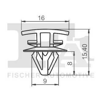 SPINKA KLIPS MOCUJACY 5-SZT Fischer Automotive One (FA1) 22400405 (фото 1)