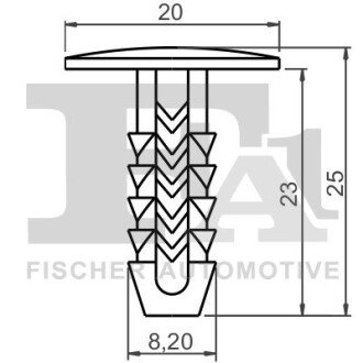 SPINKA ZASLEPKA MOCUJACA 5-SZT Fischer Automotive One (FA1) 33100165