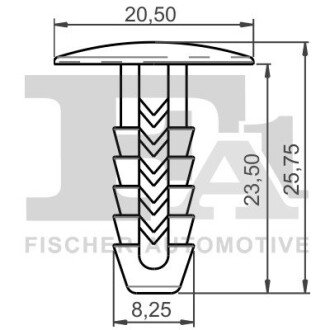 SPINKA ZASLEPKA MOCUJACA 5-SZT Fischer Automotive One (FA1) 33100205