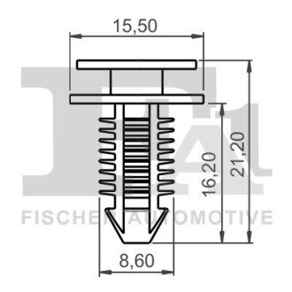 SPINKA ZASLEPKA MOCUJACA 5-SZT Fischer Automotive One (FA1) 33100365