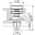 SPINKA KLIPS MOCUJACY 5-SZT Fischer Automotive One (FA1) 33400065 (фото 2)