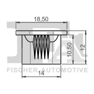 SPINKA KOSTKA MONTAZOWA 5-SZT Fischer Automotive One (FA1) 33600155