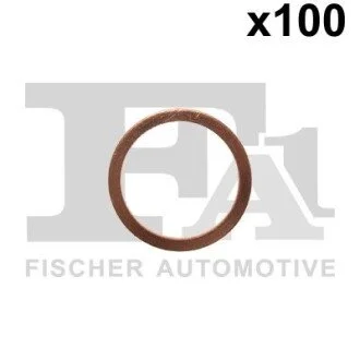Ущільнювальне кільце/Cu 14,00 x 18,00 x 1,50 Fischer Automotive One (FA1) 347.980.100 (фото 1)