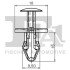 SPINKA KOLEK ROZPOROWY 5-SZT 18X16 CZA Fischer Automotive One (FA1) 52300025 (фото 1)