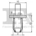 SPINKA NIT Z TWORZYWA SZTUCZNEGO 5-SZT Fischer Automotive One (FA1) 55200015 (фото 2)