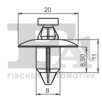 SPINKA KOLEK ROZPOROWY 5-SZT Fischer Automotive One (FA1) 55300015