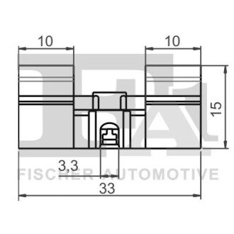 SPINKA KLIPS MOCUJACY 5-SZT Fischer Automotive One (FA1) 55400055