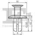 Кліпса кріплення (затискач) FA1 Fischer Automotive One (FA1) 73-30003.10 (фото 2)