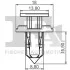 Кліпса кріплення (затискач) FA1 74-20003.5 Fischer Automotive One (FA1) 74200035 (фото 2)