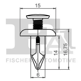 SPINKA KOLEK ROZPOROWY 5-SZT Fischer Automotive One (FA1) 74300055