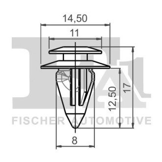 SPINKA KLIPS MOCUJACY 5-SZT Fischer Automotive One (FA1) 74400185