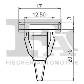 SPINKA KLIPS MOCUJACY 5-SZT Fischer Automotive One (FA1) 74400295